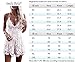 Imily Bela Women's Sleeveless Spaghetti Halter Deep V Neck Backless Lace Mini Jumpsuits (Small, White)