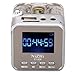 Docooler Mini Digital Portable Music MP3/4 Player Micro SD/TF USB Disk Speaker FM Radio Silver