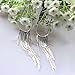 Tassel Fringe Earring 70's Retro Earrings Long Hoop for Girls or Women