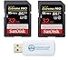 SanDisk 32GB (Two Pack) Extreme Pro Memory Card works with Nikon D3400, D3300, D750, D5500, D5300, D500, AW130, W100, L840 Digital DSLR Camera SDHC 4K V30 UHS-I with Everything But Stromboli Reader primary