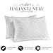 Italian Luxury Quilted Pillow - Queen, Set of 2