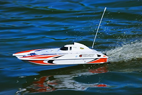 Aquacraft Models RTR Remote Control RC Boat: Mini Wildcat Electric Catamaran with 2.4GHz Radio, Servo, 2 in 1 Receiver / ESC,  Dual Motors, 7.2V 1100mAh NiMH Battery, and Charger (Red)