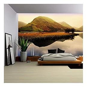 Lake District National Park Cumbria England UK - crummock Water at sunsrise - Removable Wall Mural | Self-Adhesive Large Wallpaper - 66x96 inches