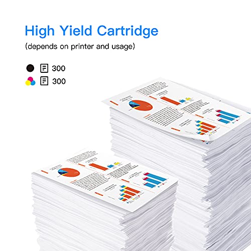 LxTek 304XL Remanufactured Ink Cartridges Replacement for HP 304 XL Black and Colour for Envy 5010 5020 5030 5032 Deskjet 2620 2622 2630 2632 2633 2634 3720 3730 3733 37353750 373760 3762 (2-pack)
