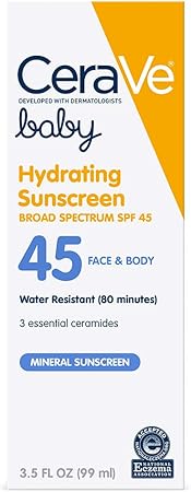 cerave mineral baby sunscreen spf 45