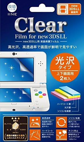 IINE New3DSLL version protecting film, gloss film and high transmission level