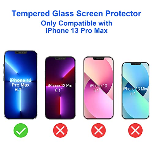 [2+2 Pack] Uyiton Compatible with iPhone 13 Pro Max 6.7 Privacy Screen