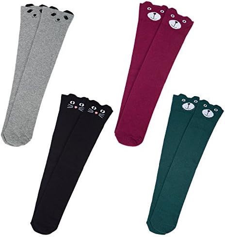 Tycipe Baby Girls Animal Knee High Stockings Long Socks 1-5Y