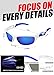 HODGSON Sports Polarized Sunglasses for Men Women, UV400 Protection Unbreakable Sports Glasses for Cycling, Baseball Riding, Driving, Running, Golf and Other Outdoor Activities (White/Blue)
