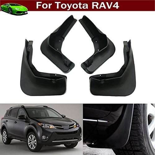 4pcs Front + Rear Car Mud Flaps Splash Guards Protective Fender Mudguards Mudflaps Mud Guards Custom Fit