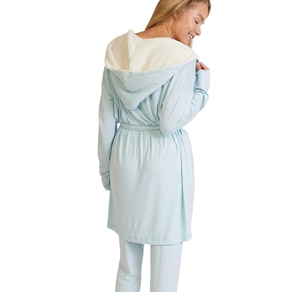 womens Hooded Robe and Pants Set Amazon.in Clothing & Accessories
