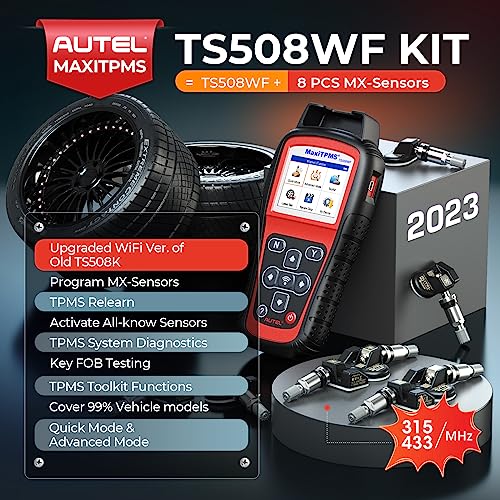 Autel MaxiTPMS TS501 PRO TPMS Tool - 2025 TPMS Programming & Sensor Reset Tool With Lifetime Updates