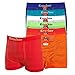 Men's Bright Fast Lines Nylon Stretchable Boxer Underwear 6-Pcs Set, One Size, Asst