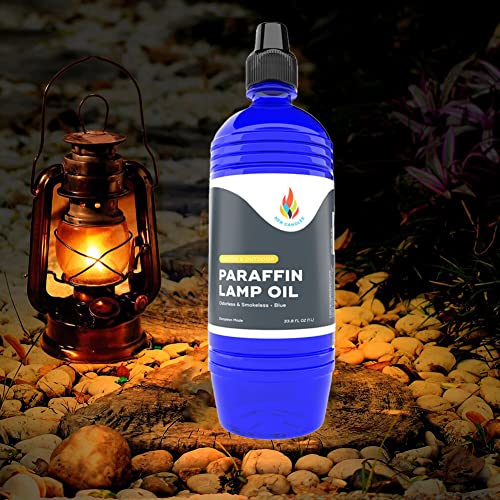 Liquid Paraffin Lamp Oil 1 Liter Smokeless, Odorless, Ultra Clean