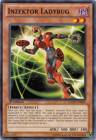 Yu-Gi-Oh! - Inzektor Ladybug (GAOV-EN029) - Galactic Overlord - Unlimited Edition - Common