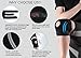 Knee Brace, Oliomp Relieves ACL, LCL, MCL, Meniscus Tear, Arthritis, Tendonitis Pain. Open Patella Dual Stabilizers Non Slip Comfort Neoprene. Adjustable Bi-Directional Straps (Black)