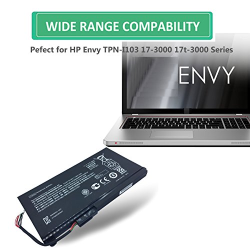 Emaks VT06XL Battery VT06 VT06086XL for HP Envy TPN-I103 17-3000 17t-3000 Series,P/N:HSTNN-DB3F HSTNN-IB3F 657240-151 657240-171 657240-251 657240-271 657503-001 996TA008H -10.8V 86Wh(7450mAh) 12-Cell