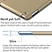 New iPad 9.7-inch 2018 2017 Case, ROARTZ Metallic Gold Slim-Fit Smart Rubber Folio Case Hard Cover Light-Weight Wake Sleep for Apple iPad 5th 6th Generation Retina Model A1893 A1954 A1822 A1823