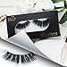 J-Skin 3D Mink Eyelashes Extensions, Made of 100% Natural Fur, Thick Reusable, Light Weight, Easy to Apply, More Glam, Curler