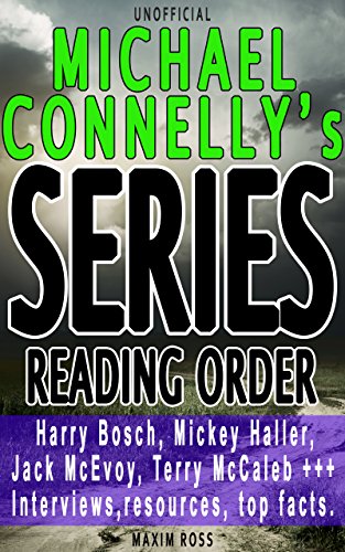 Michael Connelly Series List Complete Book List And Series