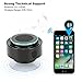 GoodPro Bluetooth Shower Speaker Portable Wireless Waterproof Speaker HD Sound and Bass Suction Cup Hands-Free Built-in Mic 002 (Black)