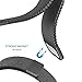 Vivoactive 3 Band,ViCRiOR Quick Release Milanese Loop Mesh Stainless Steel Metal Strap with Magnetic Closure Clasp for Garmin Vivoactive 3/3 Music, Forerunner 645 Music, Black