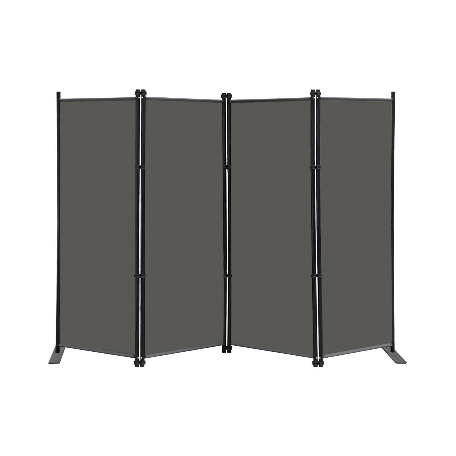 Photo 1 of MAYOLIAH 4 Panel Room Divider Screen 6Ft Tall Foldable Privacy Dividers Indoor Wall Partition Room Separator Grey