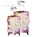 GLN Rugs Luggage Protector Suitcase Cover, Stretch Suitcase Cover, Washable Luggage Covers for Suitcase for Women and Men, Travel Accessories (M(22