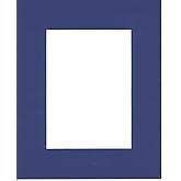 16x20 Double Picture Mat In Royal Blue & Bright Red - Bevel Cut For 11x14 Photos