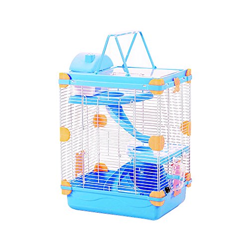 Petzilla hamster cage skylight (3-tier, blue)