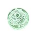 Shabby Restore Green Bubbles Glass Dresser Drawer, Kitchen Cabinet Drawer or Door Knobs, Brushed Nickel - PACK of 12