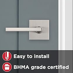Kwikset Satin Nickel 91540-001 Halifax Door Handle