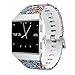 allbingo Fitbit Ionic Accessory Bands, Manly Case Women Cute Strap Rugged Pro G-Shock Like Protective Wristband for Fitbit Ionic Smartwatch