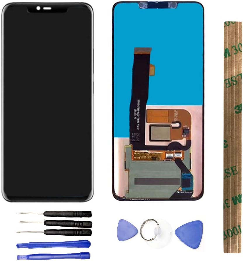 LCD Display & Replacement Touch Screen Digitizer Assembly with Free Tools for Hua-wei Mate 20 Pro LYA-L09 LYA-L0C LYA-L29 Mate20 Pro UD MT20 Pro Black