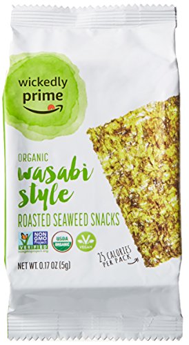 Wickedly Prime Organic Roasted Seaweed Snacks Wasabi Style 0 17 Ounce Pack Of 24 Pricepulse