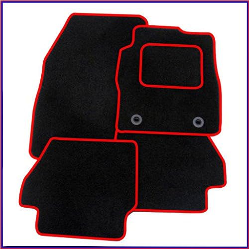 NISSAN 300ZX BLACK & RED TRIM TAILORED CAR MATS