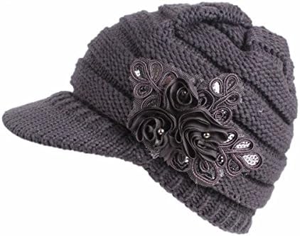 TTjII Twist Pleated Hair Wrap Stretch Turban,Abbey Cap Women's Knit Chemo Hat Snood Beanie Scarf, Turban Headwear for Cancer Patients,Soft Sleep Hats m6 (grey)