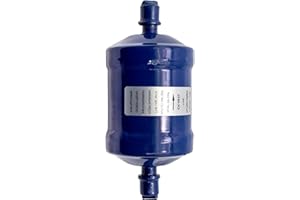 SHIBEIPARTS EK-083S EK Series Liquid Line Filter Drier Refrigerant Filter Drier 3/8 Sweat EK-083S for Heat Pump Air Conditioning Refrigeration Heating Systems