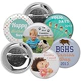 Neil Button Parts for Use with Machine - Pin Back - 2.25 Inch - Pack of 1000