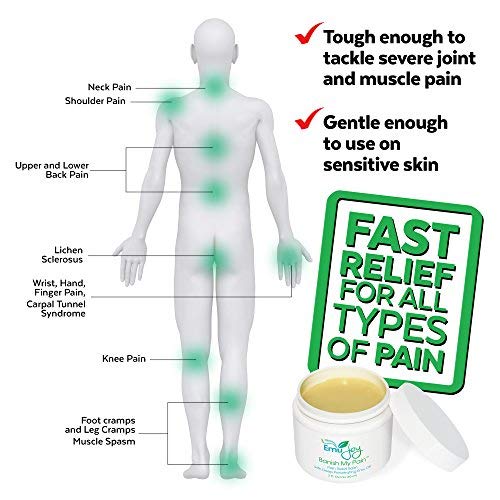 Banish My Pain Emu Oil Pain Relief Cream for Sore Muscles Joint Pain Arthritis Fibromyalgia Shingles Bursitis - No Medicinal Odor - Thumbnail 4
