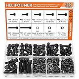 HELIFOUNER 240 Pieces M5 x 6mm /8mm /10mm /12mm