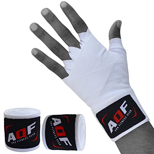 AQF Boxing Hand Wraps 4 Meter Elasticated Bandages For Combat Sports