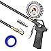 Oasser Tire Inflator with Pressure Gauge 170PSI Tire Gauge Inflator Air Compressor Accessories with Brass Air Chuck Quick Connect Coupler