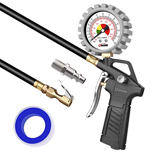 Oasser Tire Inflator with Pressure Gauge 170PSI Tire Gauge Inflator Air