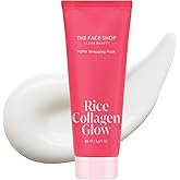 The Face Shop Pink Collagen Wrapping Mask, Peel-Off Facial Mask for Glass Skin, with Vegan PDRN & Rice Extract, Hydrating & Evening Skin Tone, 2.3 fl. oz.