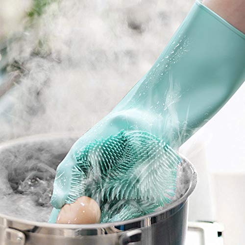 image for HOMCA Cleaning Scrubber, Magic Saksak Rubber Heat Resistant Reusable S