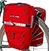 Bushwhacker Moab Red - Bicycle Front/Rear Pannier w/Reflective Trim Cycling Rack Pack Bike Bag Frame Accessories Trunk