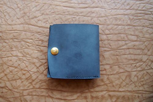 Christmas gift mens leather wallet,Handstitched genuine leather wallet,credit card wallet,unique Retro and modern design dermis leather purse,handmade leather wallet