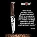 Hunting Knife - Survival Knives with Sheath - Engraved Fixed Blade Knife - Hunter Bushcraft Bowie Knofe - Classic Long Blade Knifes with Wood Handle for Men - Best for Hunting Camping Defense 2428