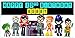 Teen Titans Birthday Banner Personalized Party Decoration Backdrop